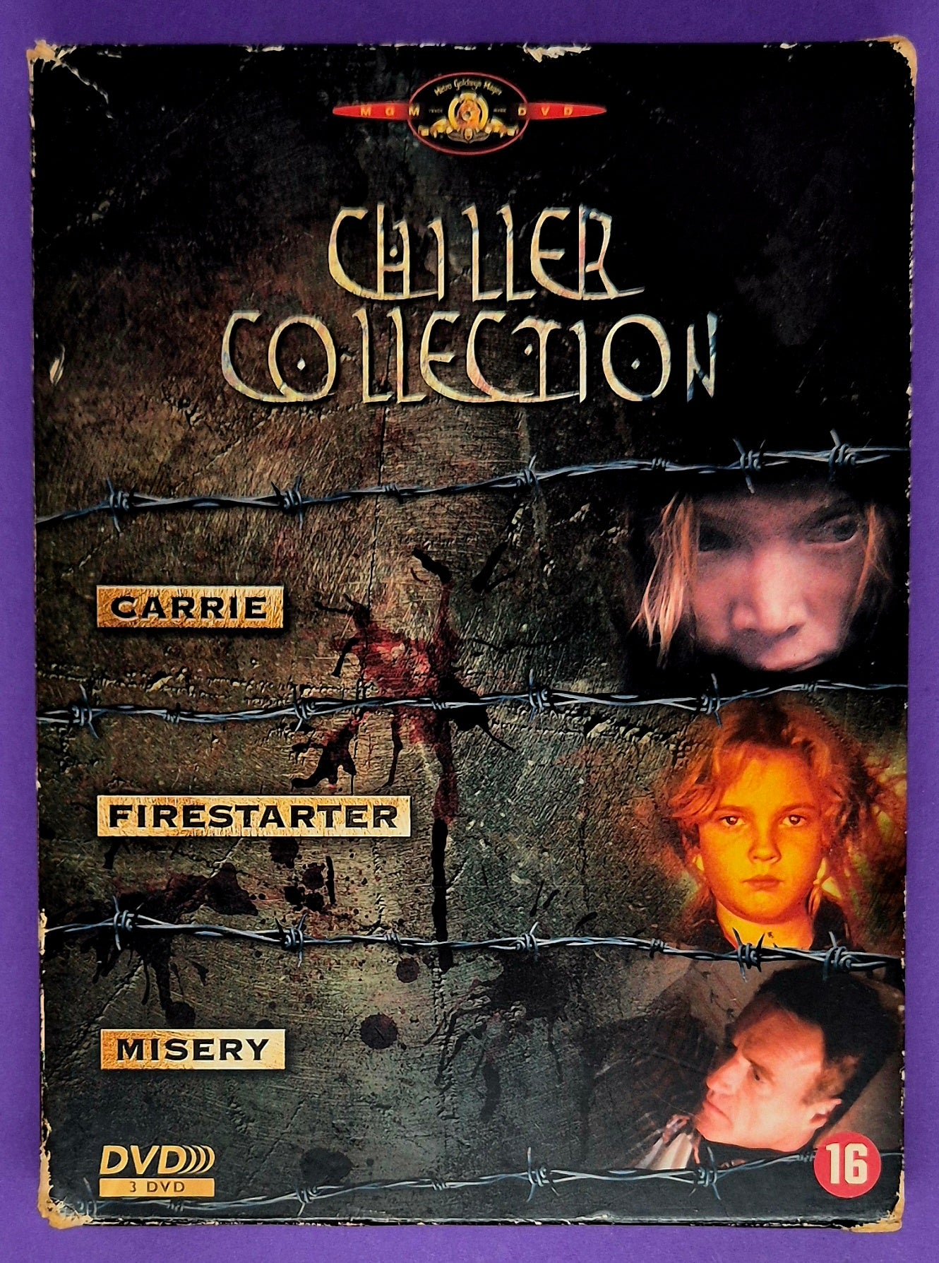 Stephen King Chiller Collection - Carrie / Firestarter / Misery - 3 DVD Boxset