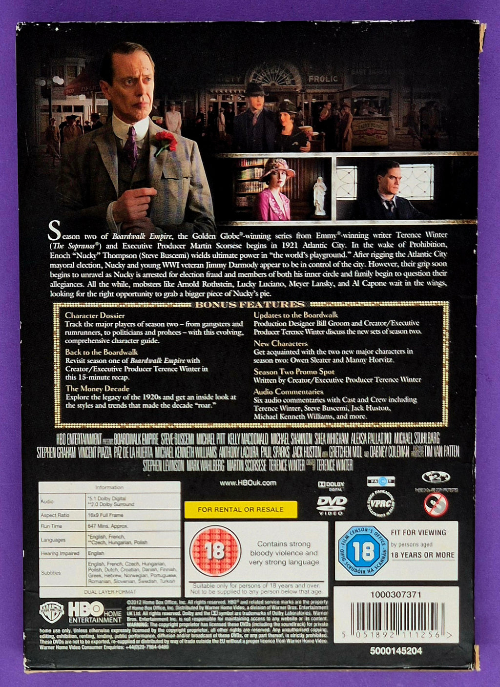Boardwalk Empire - Seizoen 2 DVD