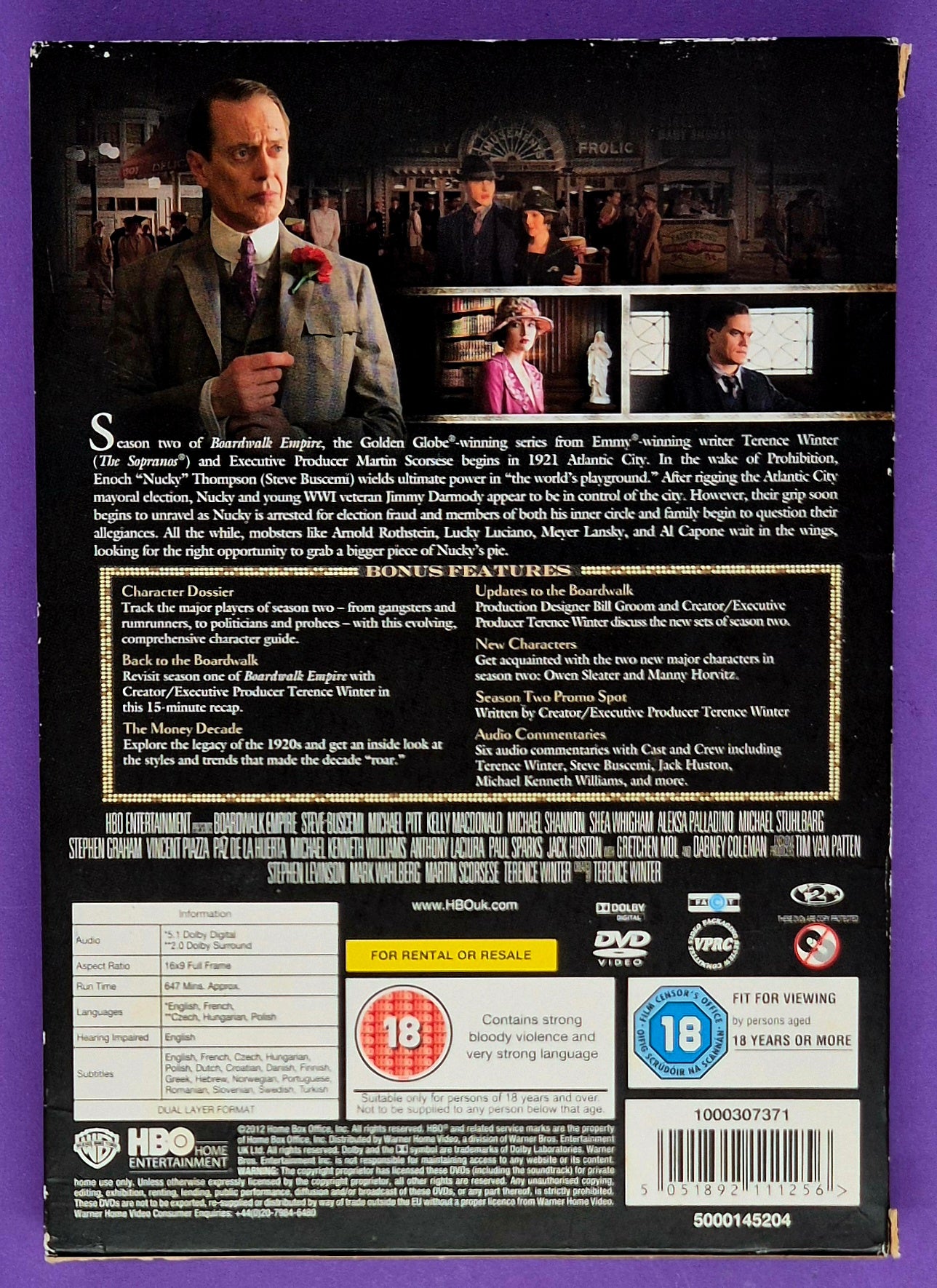Boardwalk Empire - Seizoen 2 DVD