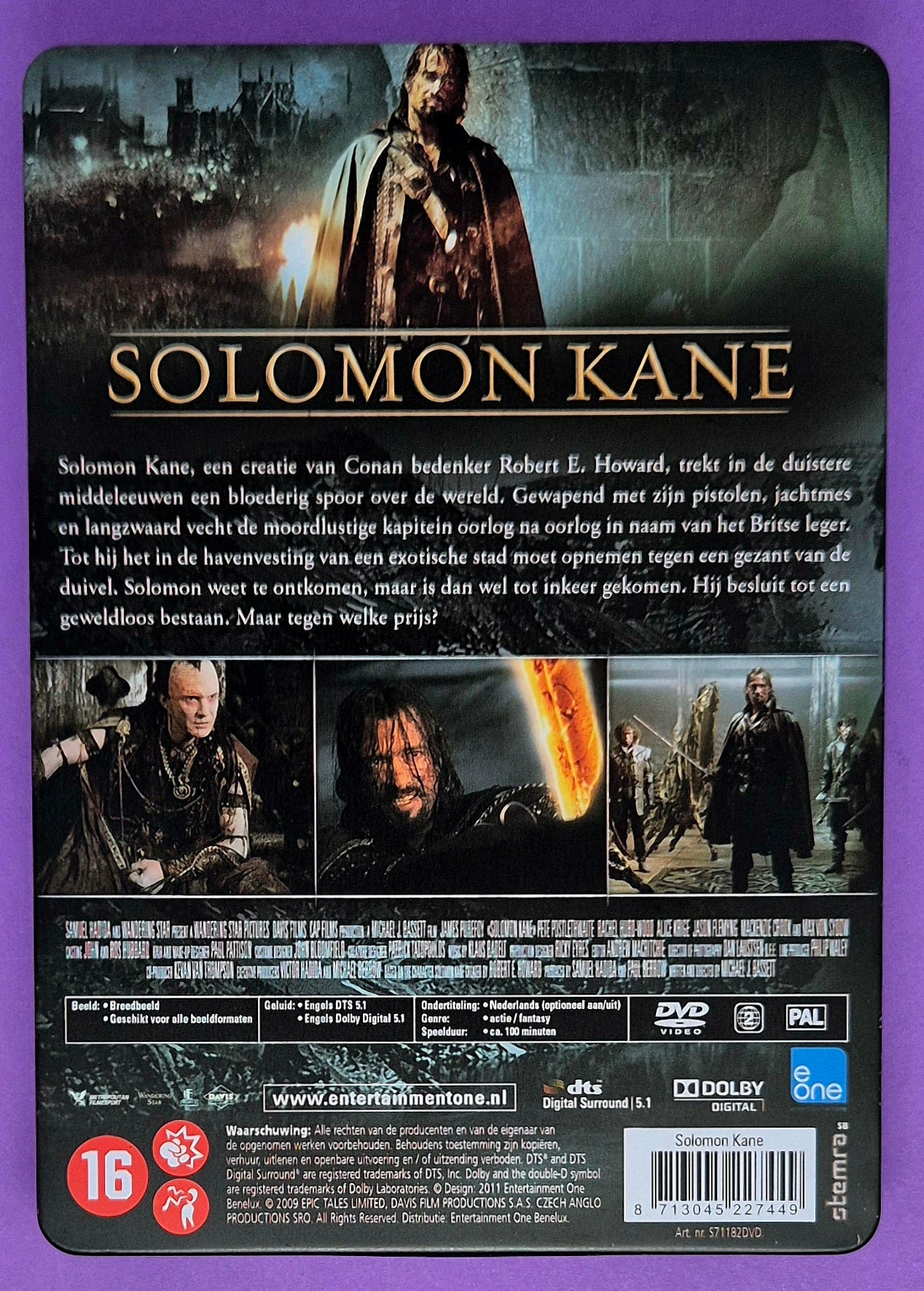 Solomon Kane - Limited Edition Steelcase DVD