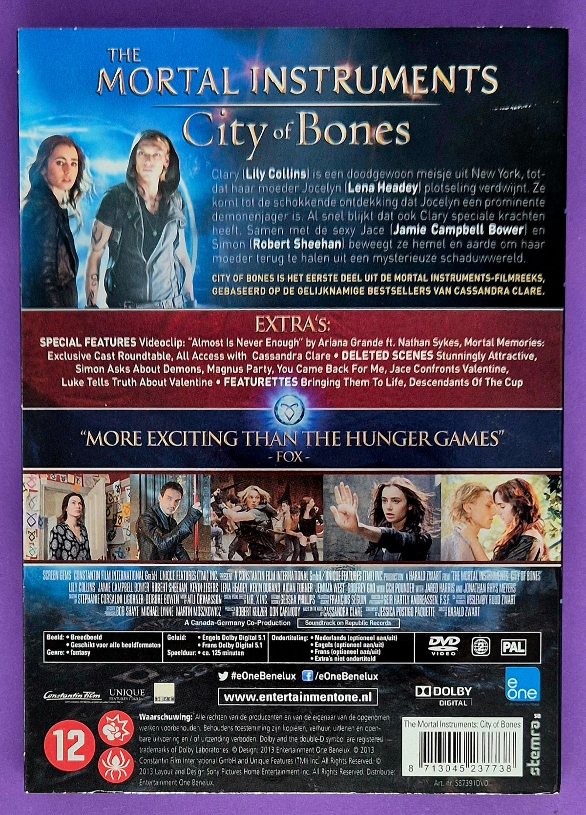 The Mortal Instruments - City Of Bones DVD
