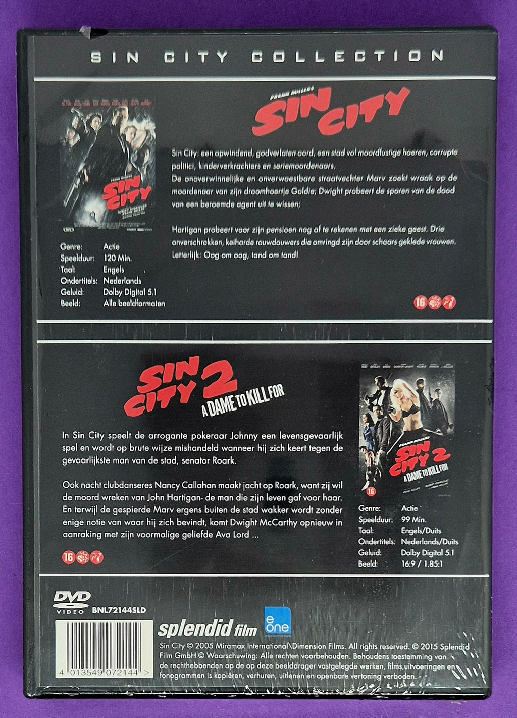 Sin City Collection - Sin City + Sin City 2: A Dame To Kill For DVD
