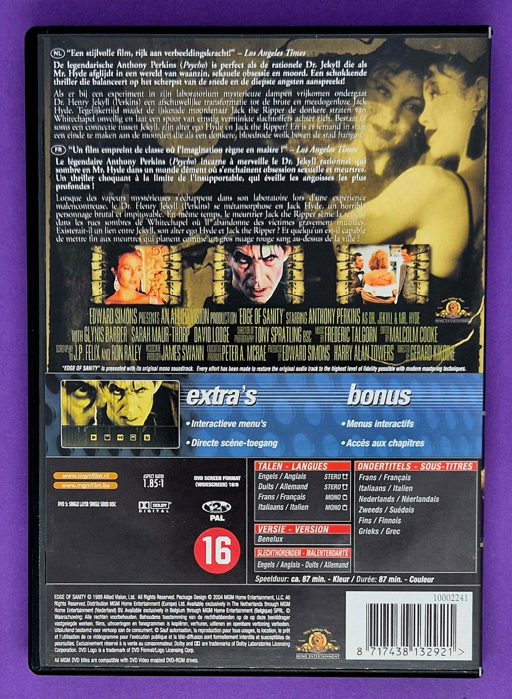 Edge Of Sanity DVD