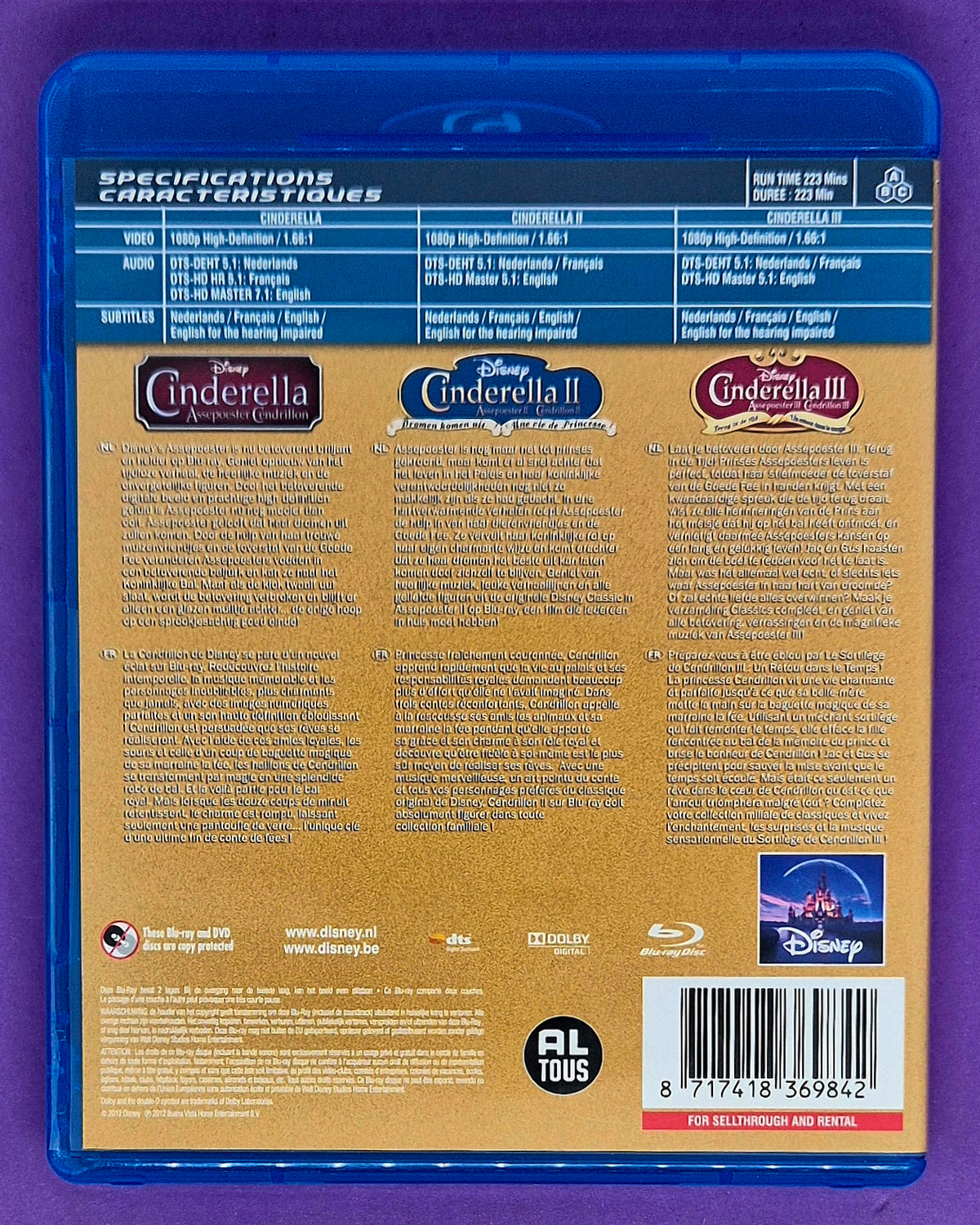 Cinderella - 3-Movie Collection Blu-ray