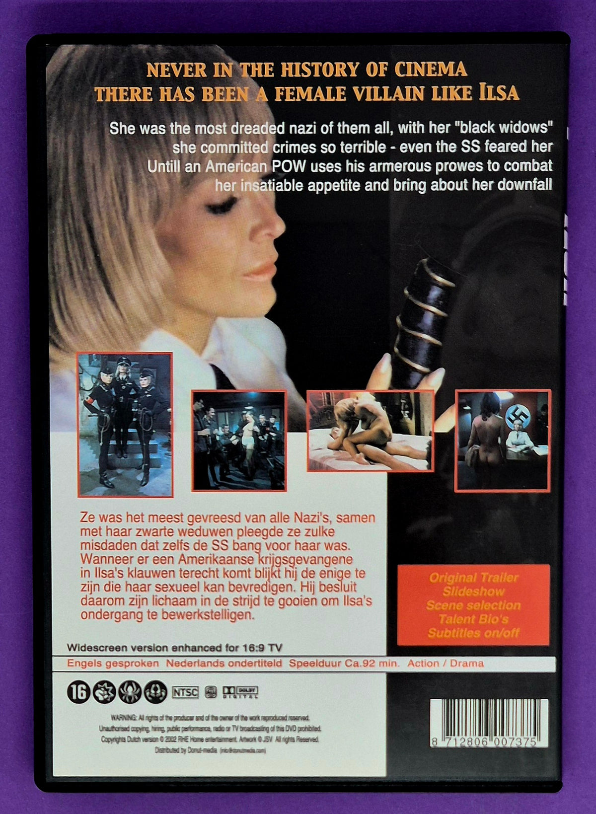 Ilsa, She Wolf Of The SS DVD