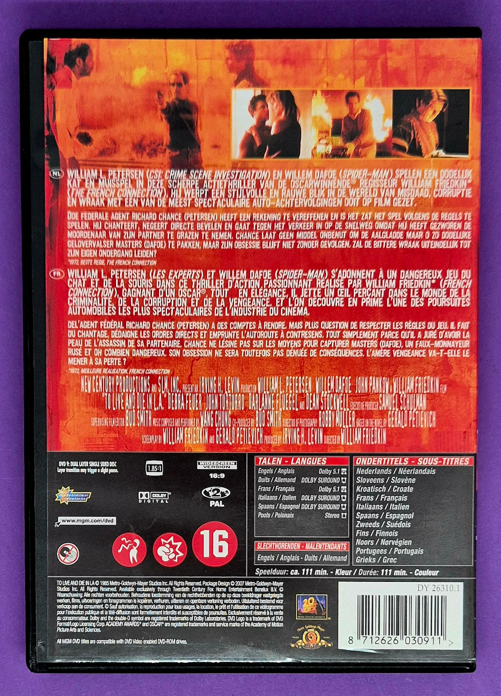 To Live And Die In L.A. DVD