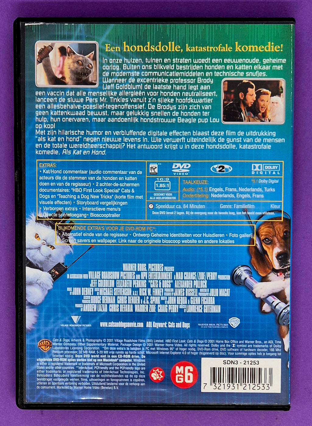 Cats & Dogs - Als Kat En Hond DVD