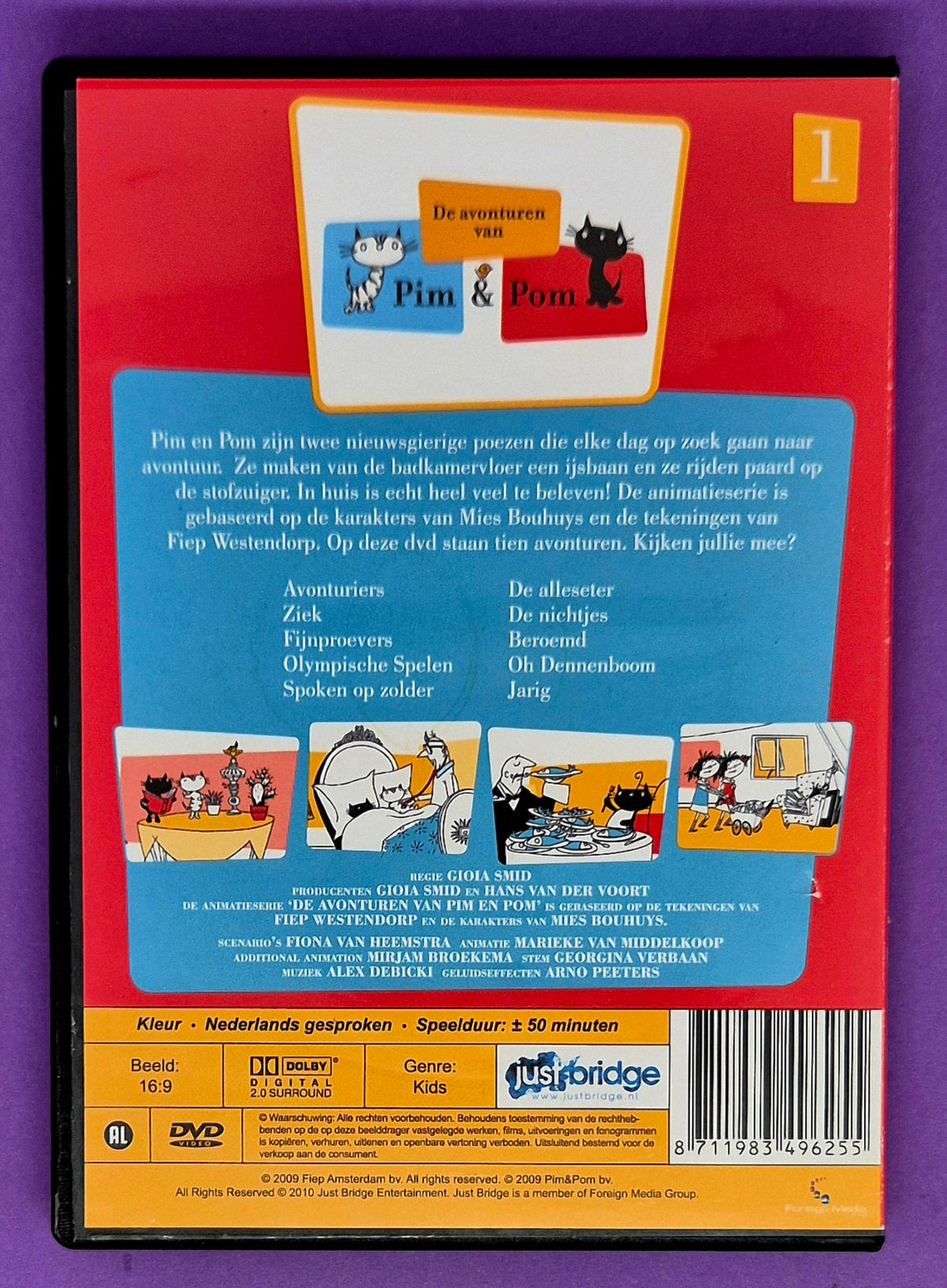 De Avonturen Van Pim & Pom - Op Avontuur In Huis - Deel 1 DVD