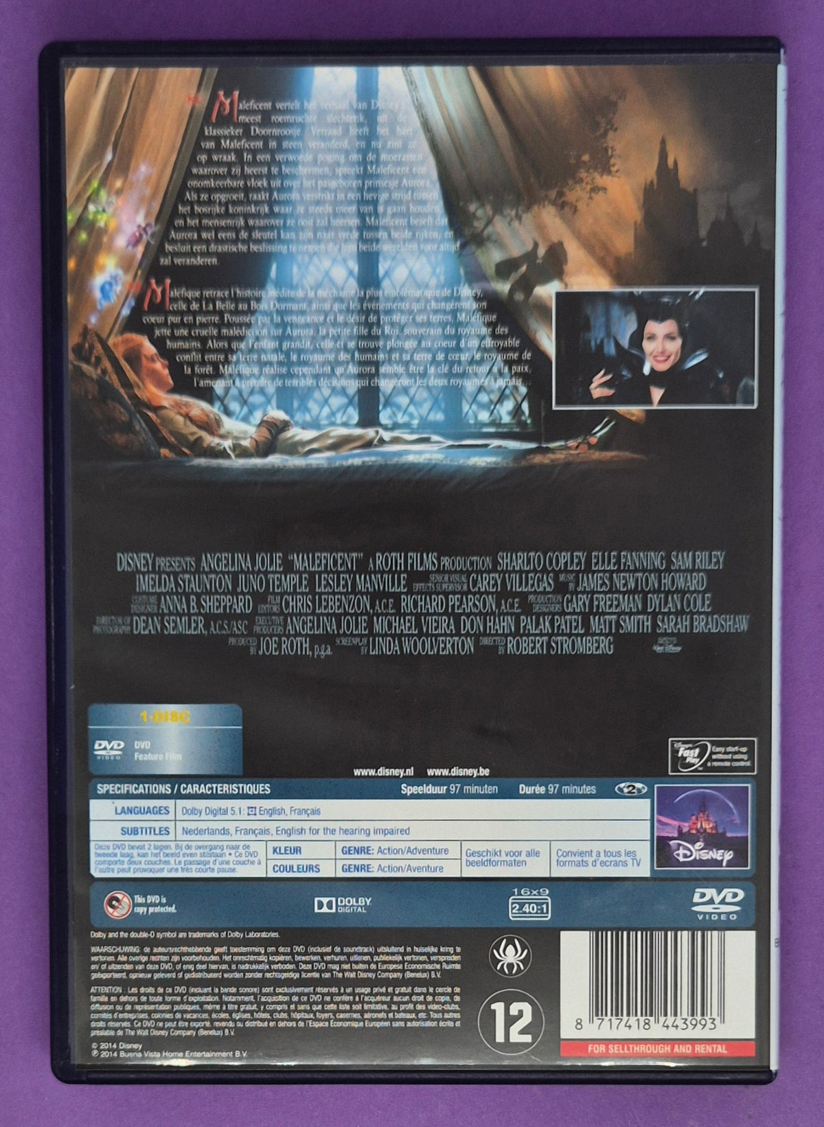 Maleficent DVD