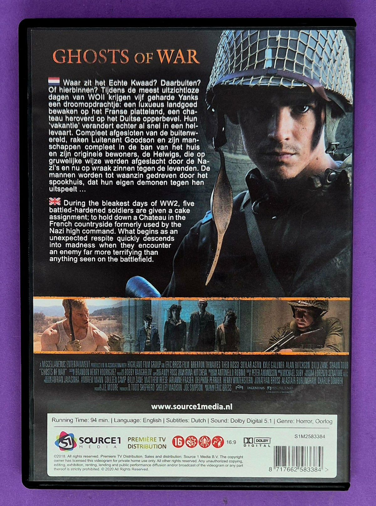 Ghosts Of War DVD