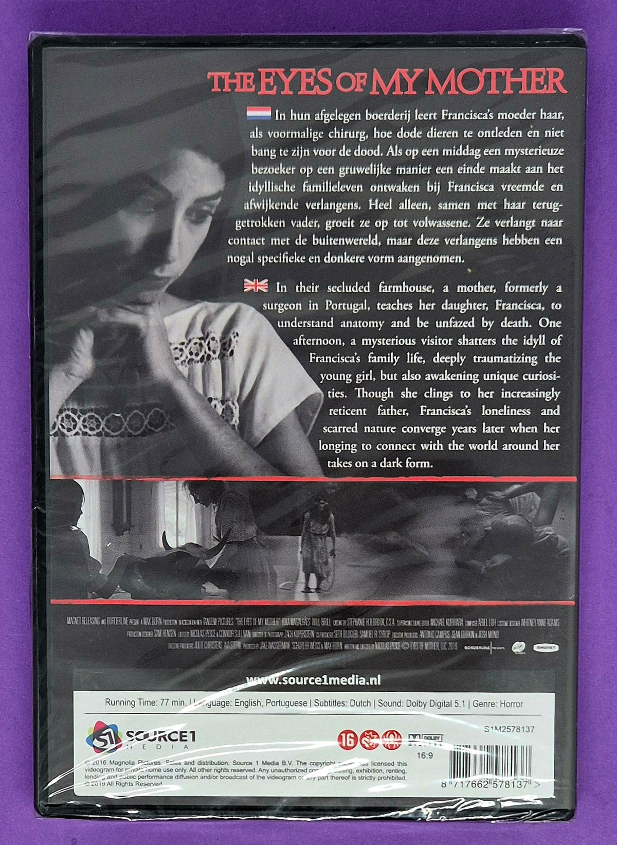 The Eyes Of My Mother DVD
