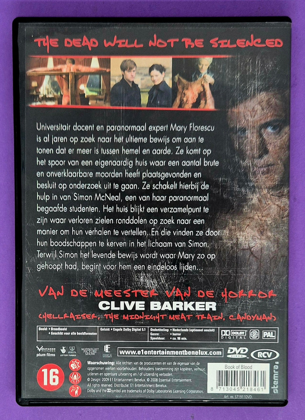 Clive Barker's Book Of Blood DVD