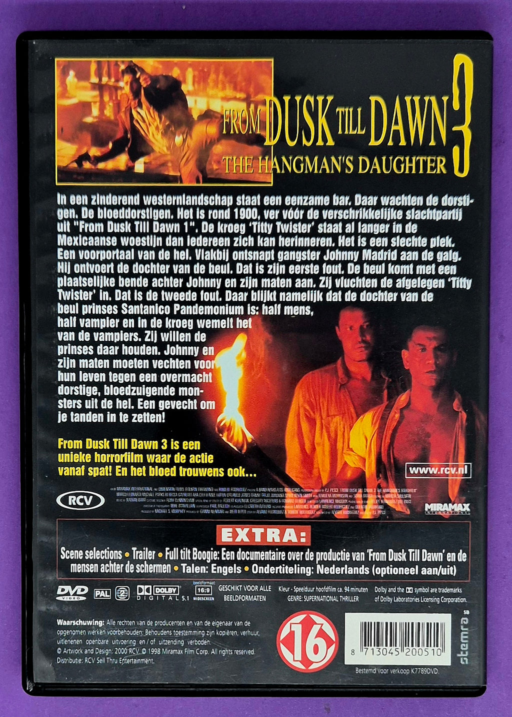 From Dusk Till Dawn 3 - The Hangman's Daughter DVD