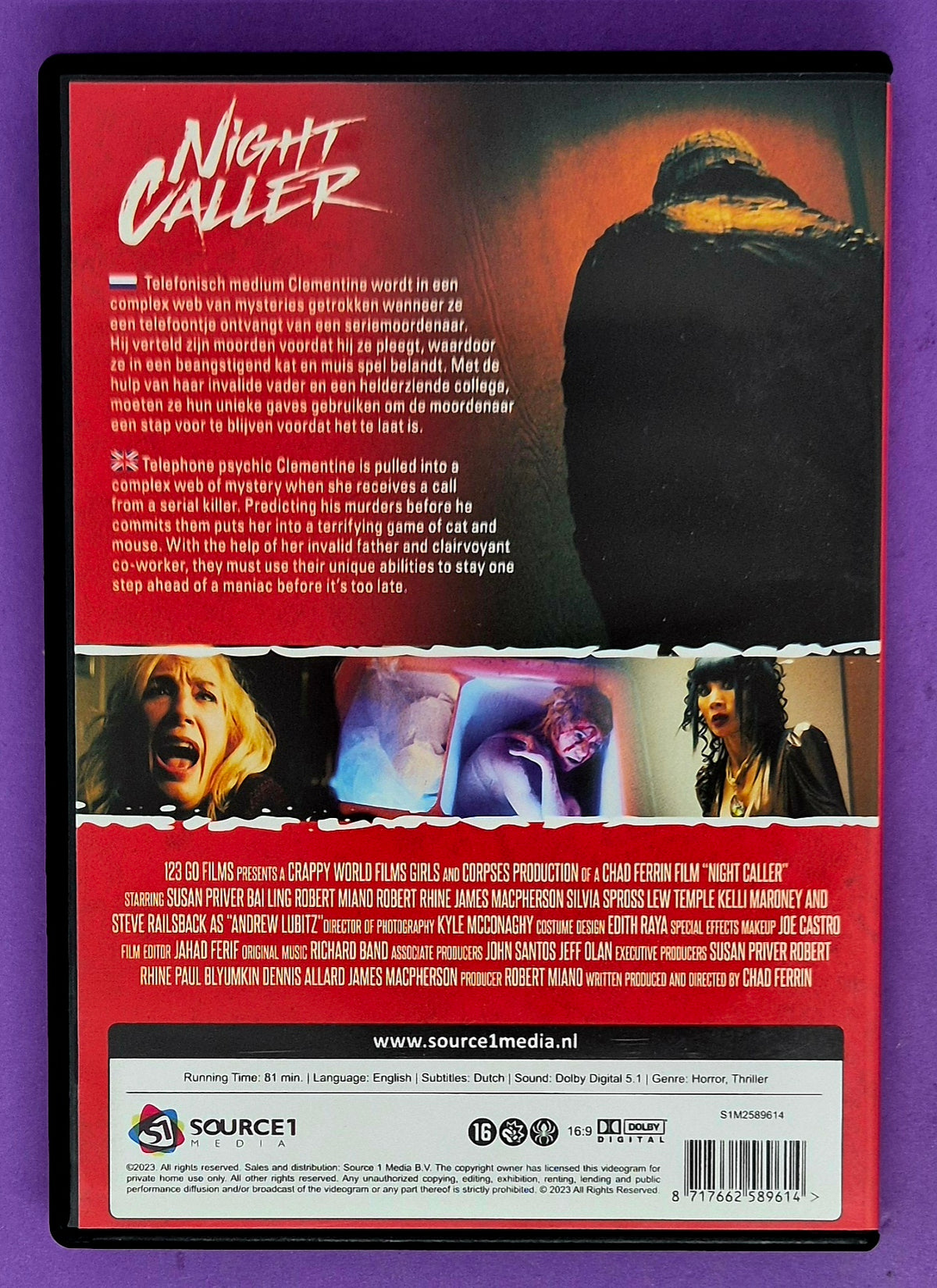 Night Caller DVD