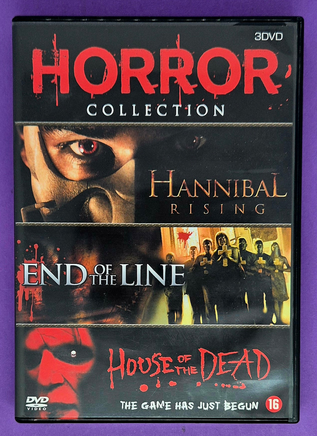 Horror Collection - Hannibal Rising / End Of The Line / House Of The Dead - 3 DVD Boxset