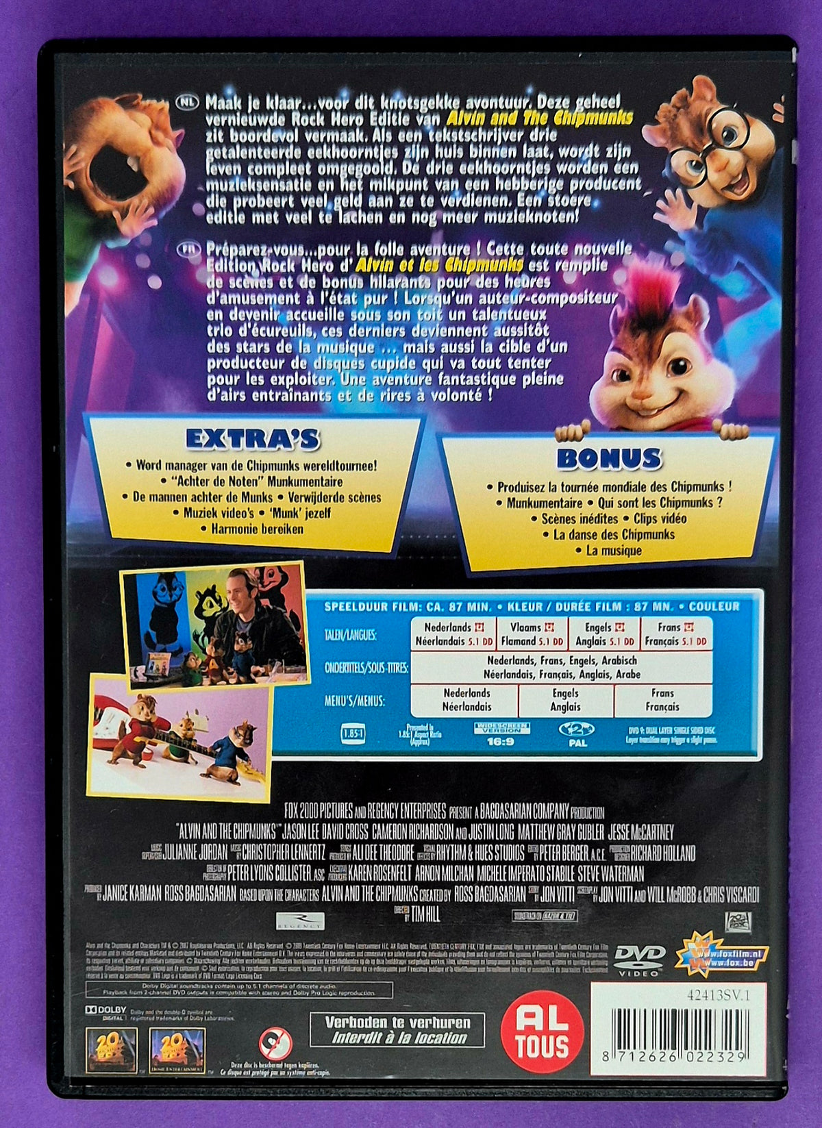Alvin And The Chipmunks - Rock Hero Edition DVD