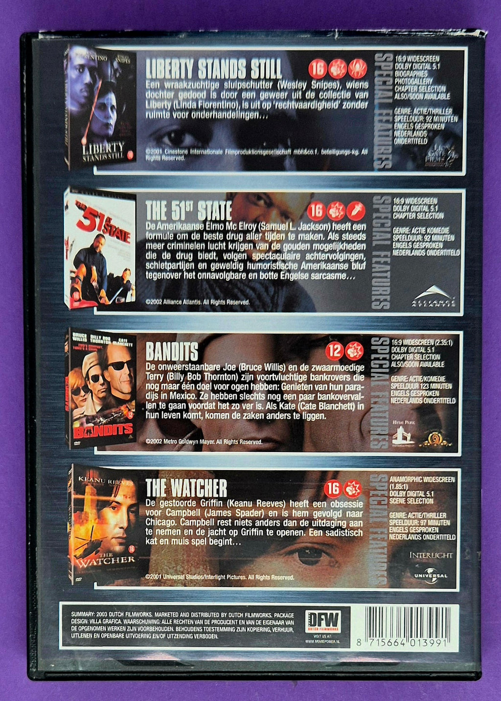 Best Of Movie Power Volume #1 - 4 DVD
