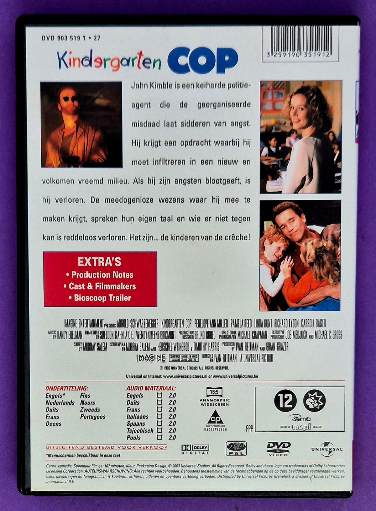 Kindergarten Cop DVD
