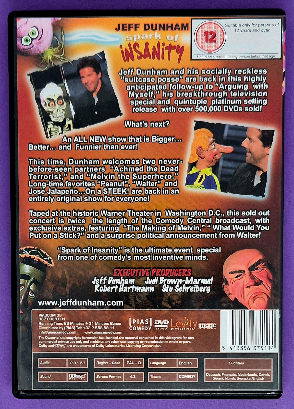 Jeff Dunham - Spark Of Insanity DVD