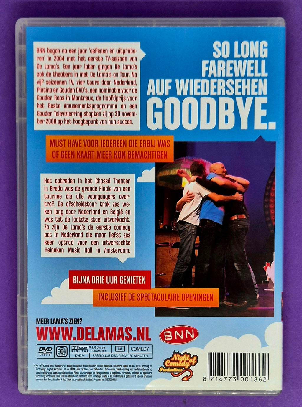 De Lama's - Afscheidstour: So Long Farewell Auf Wiedersehen Goodbye DVD