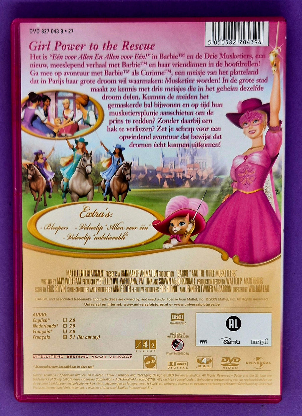 Barbie En De Drie Musketiers DVD