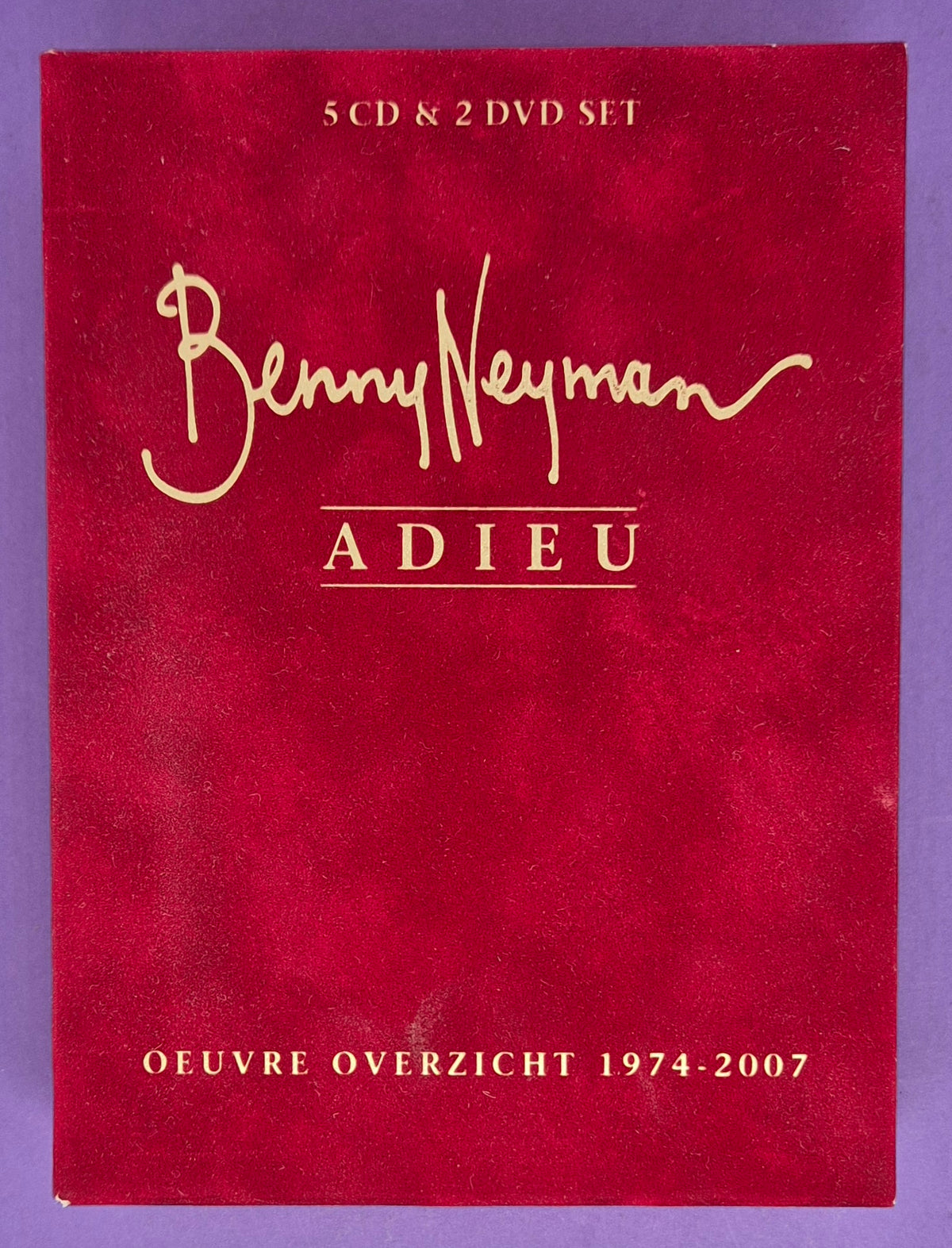 Benny Neyman – Adieu (Oeuvre Overzicht 1974 - 2007) CD + DVD Boxset