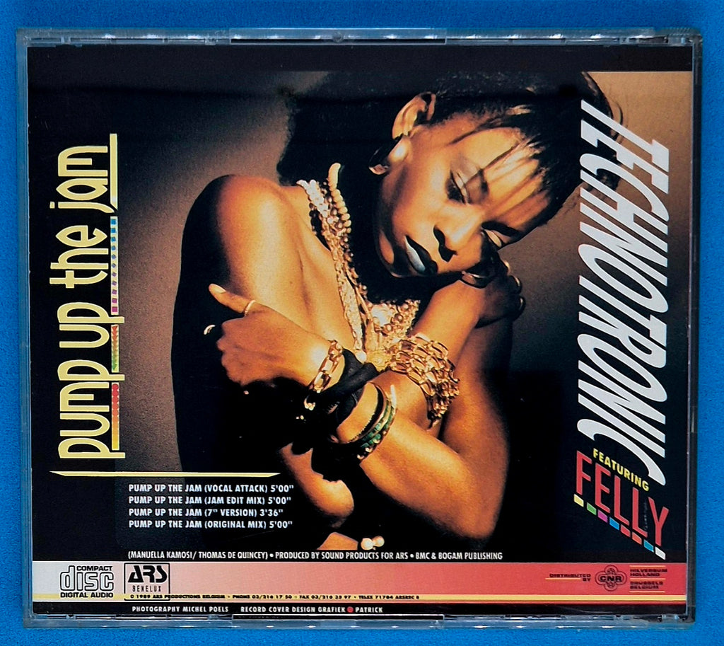 Technotronic Featuring Felly – Pump Up The Jam CD Maxi Single