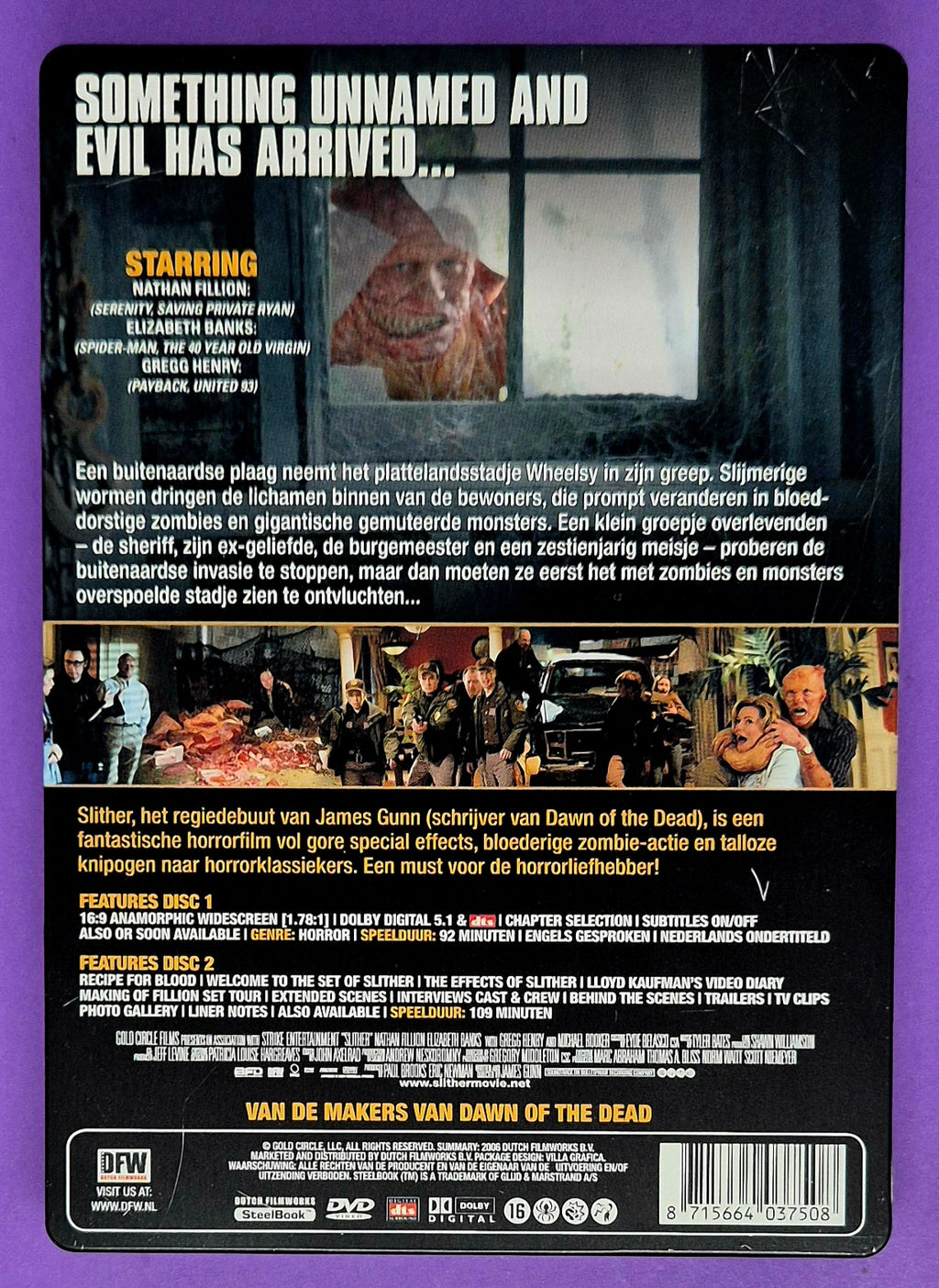 Slither - Special 2 Disc Edition - Steelcase DVD