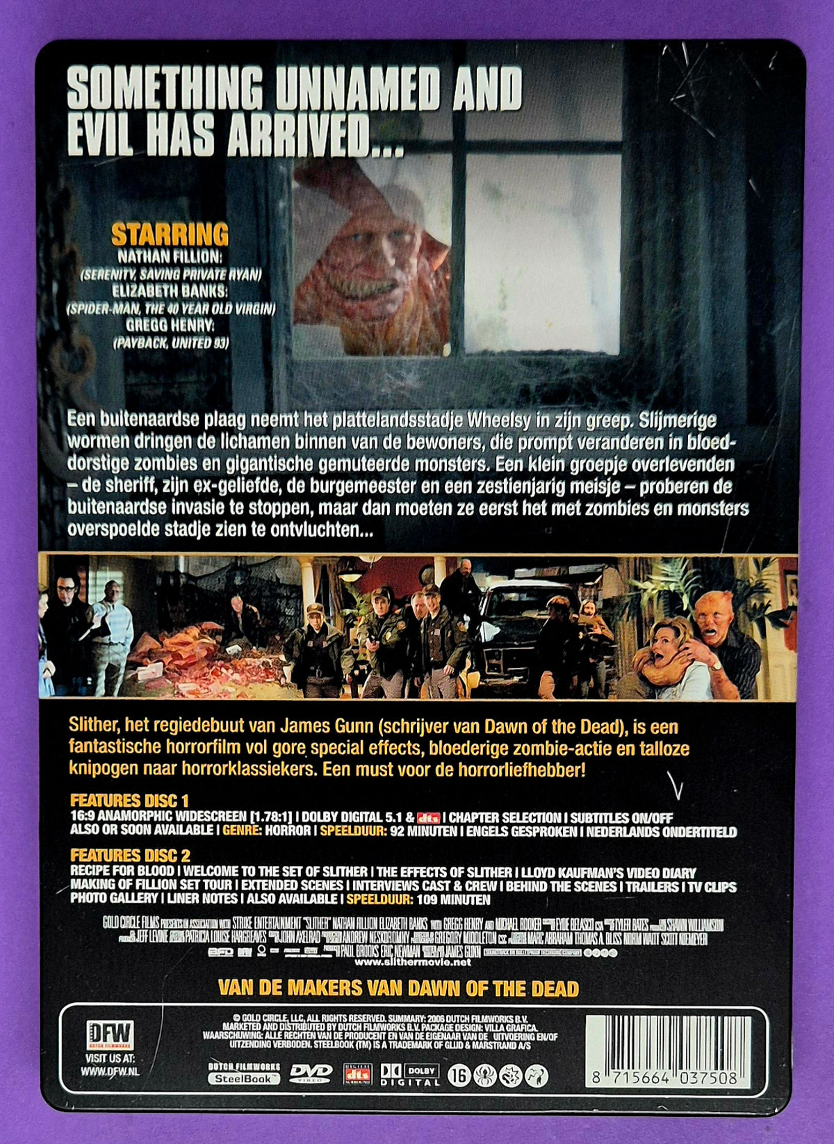 Slither - Special 2 Disc Edition - Steelcase DVD