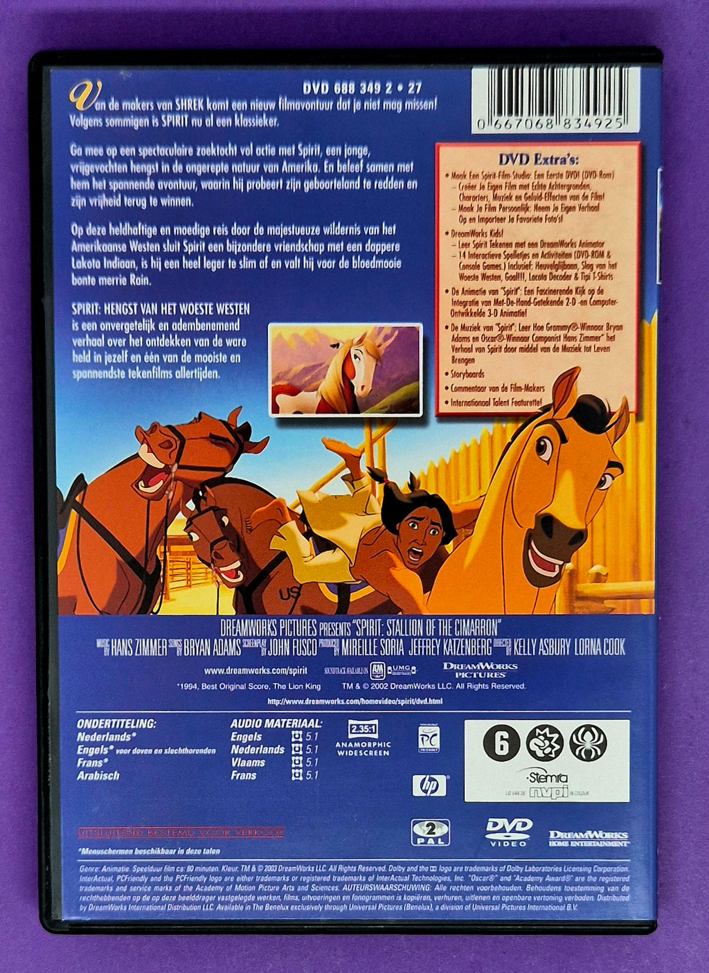 Spirit: Stallion Of The Cimarron DVD