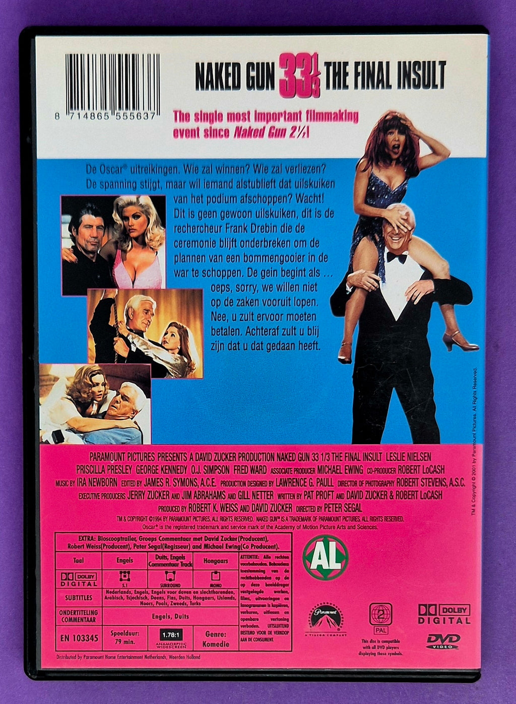 Naked Gun 33⅓: The Final Insult DVD