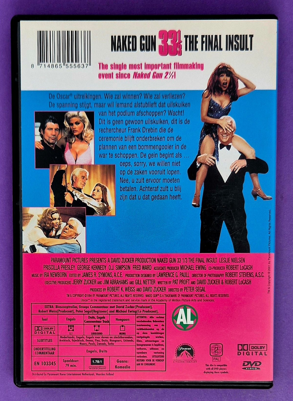Naked Gun 33⅓: The Final Insult DVD