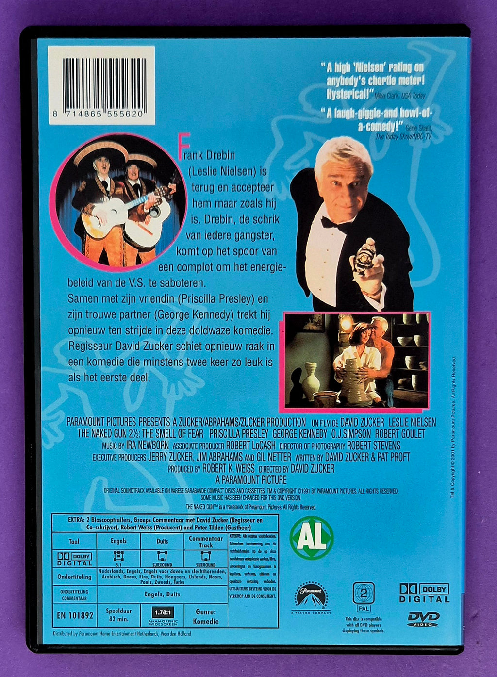 The Naked Gun 2½: The Smell Of Fear DVD
