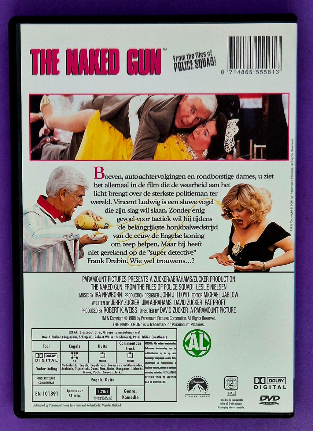 The Naked Gun: From The Files Of Police Squad! DVD