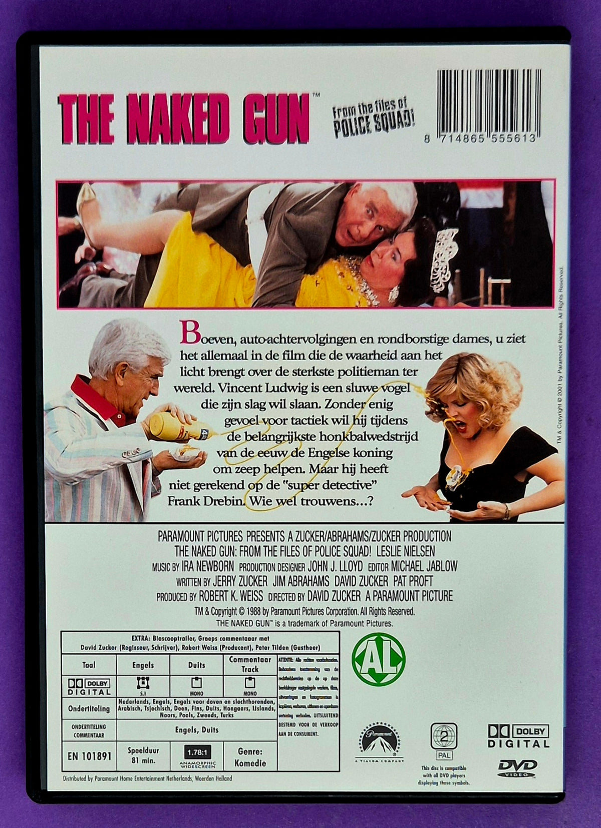 The Naked Gun: From The Files Of Police Squad! DVD