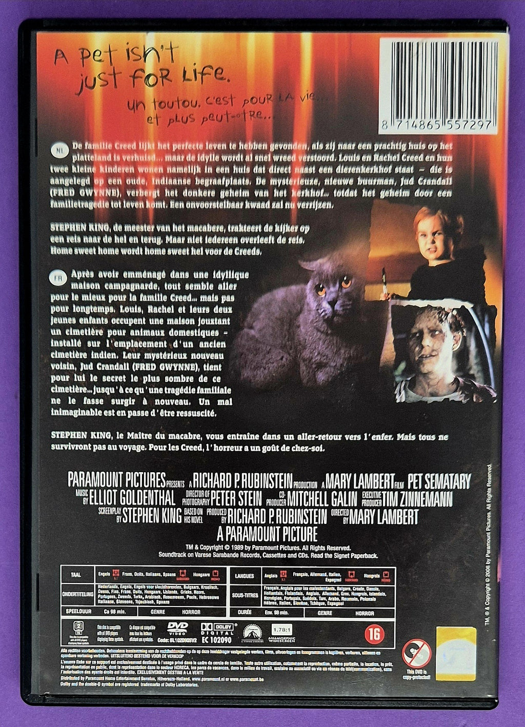 Pet Sematary DVD