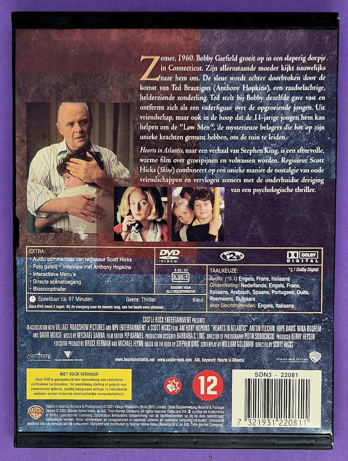 Hearts In Atlantis DVD