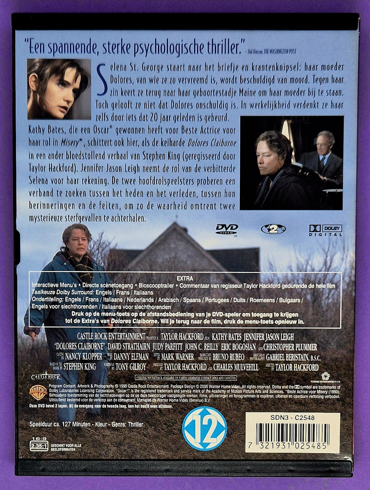 Dolores Claiborne DVD