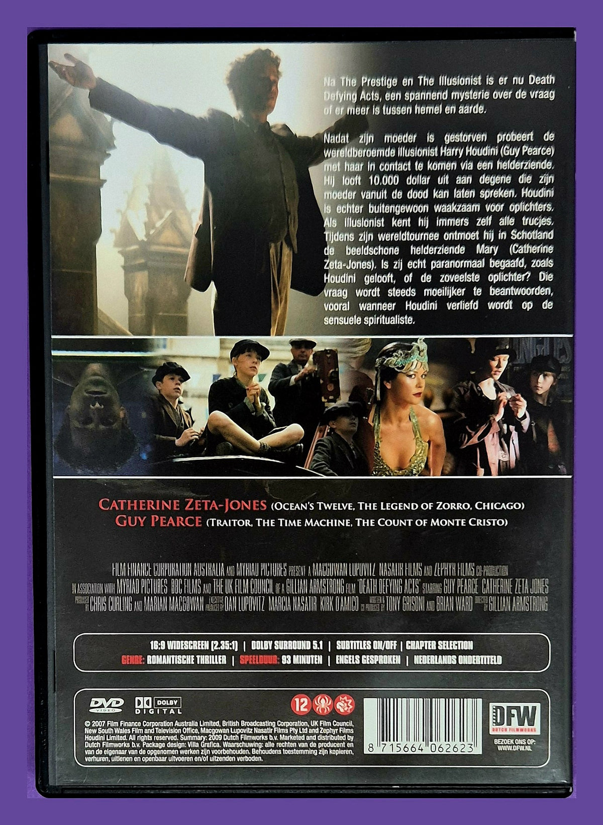 Houdini's Death Defying Acts DVD