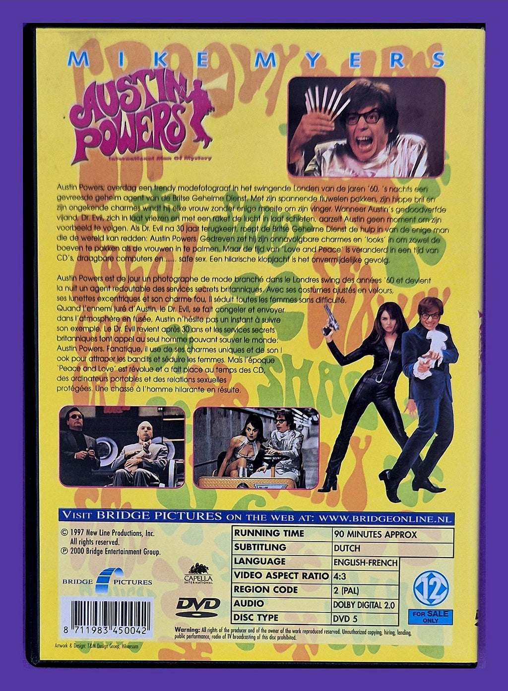 Austin Powers: International Man Of Mystery DVD
