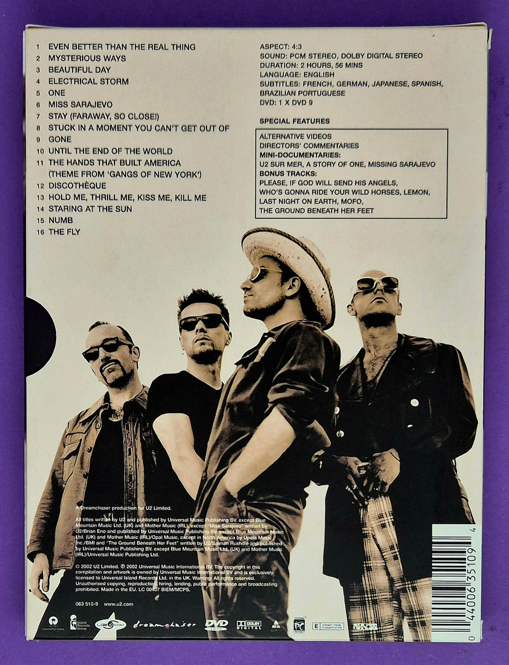 U2 - The Best Of 1990-2000 DVD
