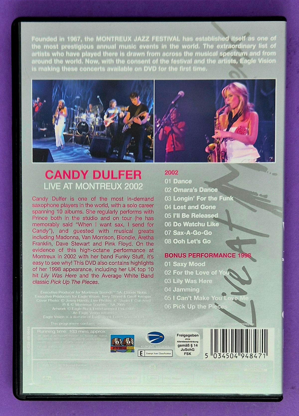 Candy Dulfer - Live At Montreux 2002 DVD