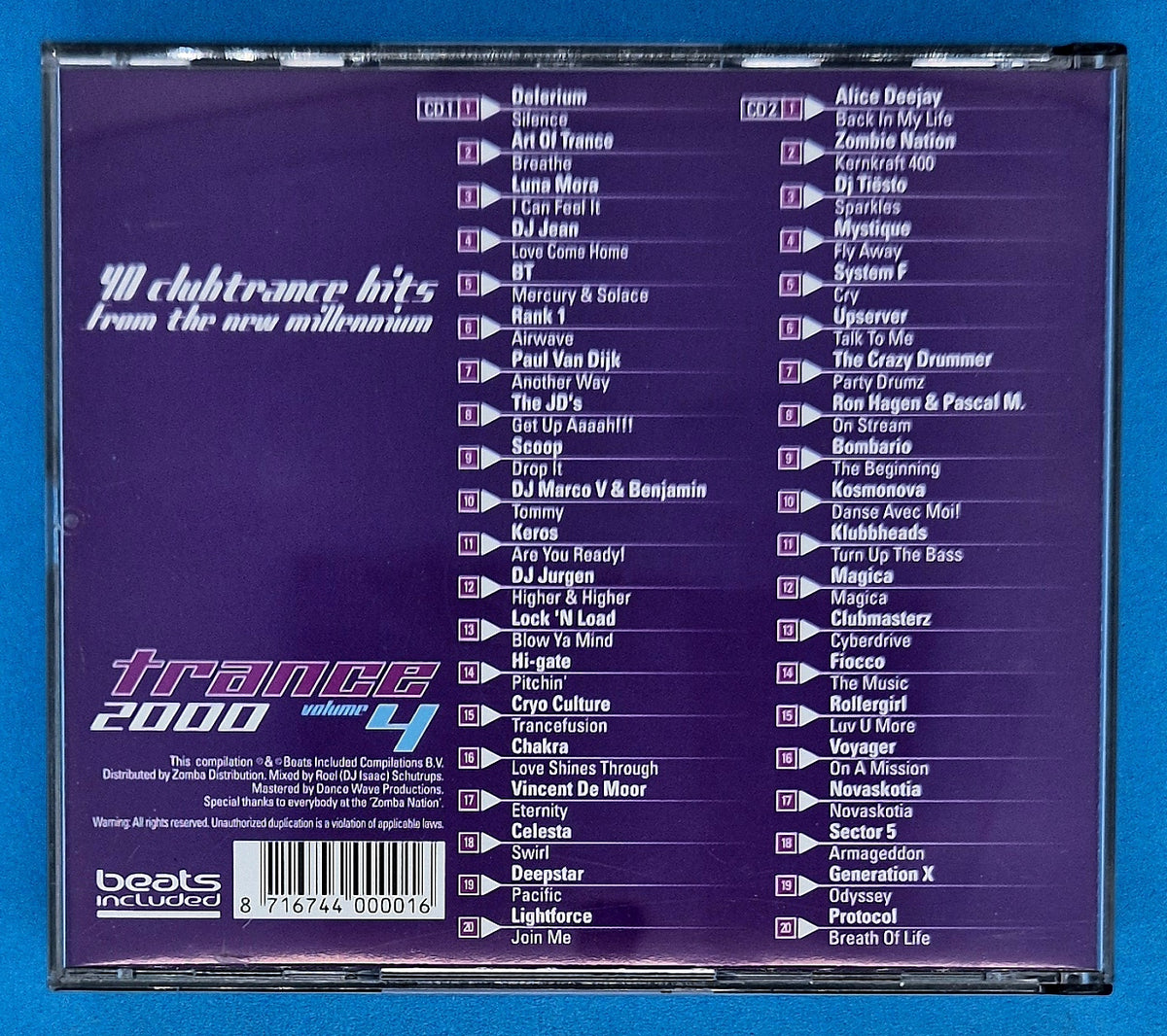 Various – Trance 2000 Volume 4 CD