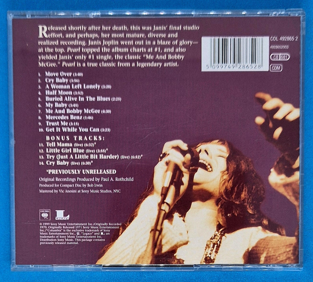 Janis Joplin – Pearl CD
