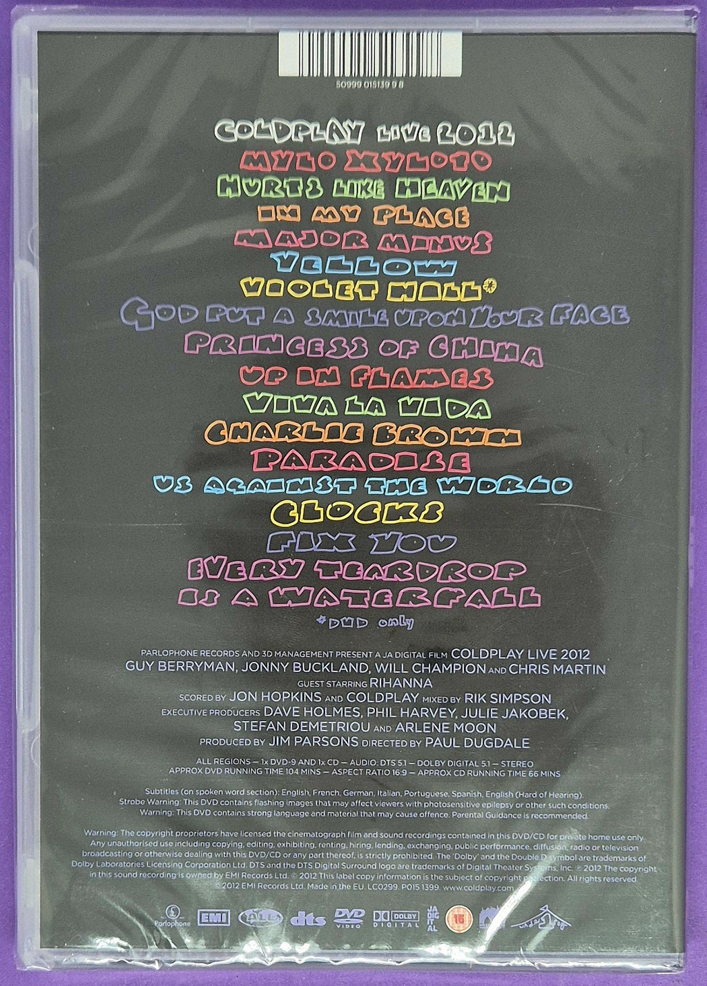 Coldplay - Live 2012 - DVD + CD