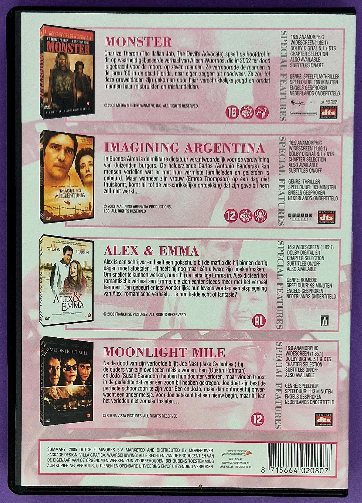 Best Of Movie Power - Volume 7 - 5 DVD Box DVD