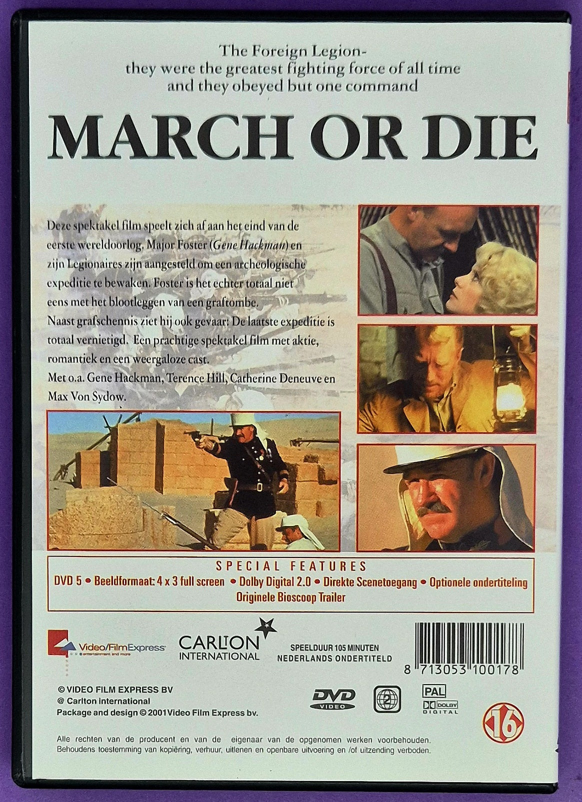 March Or Die DVD