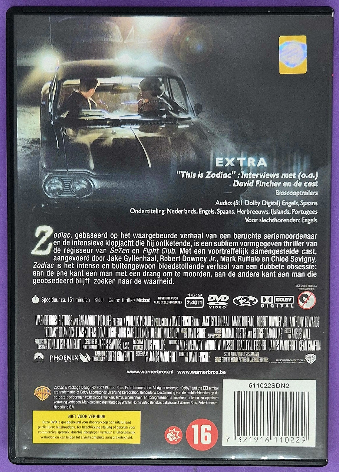 Zodiac DVD