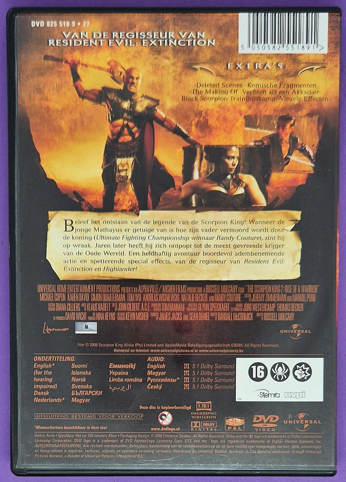 The Scorpion King 2 - Rise Of A Warrior DVD
