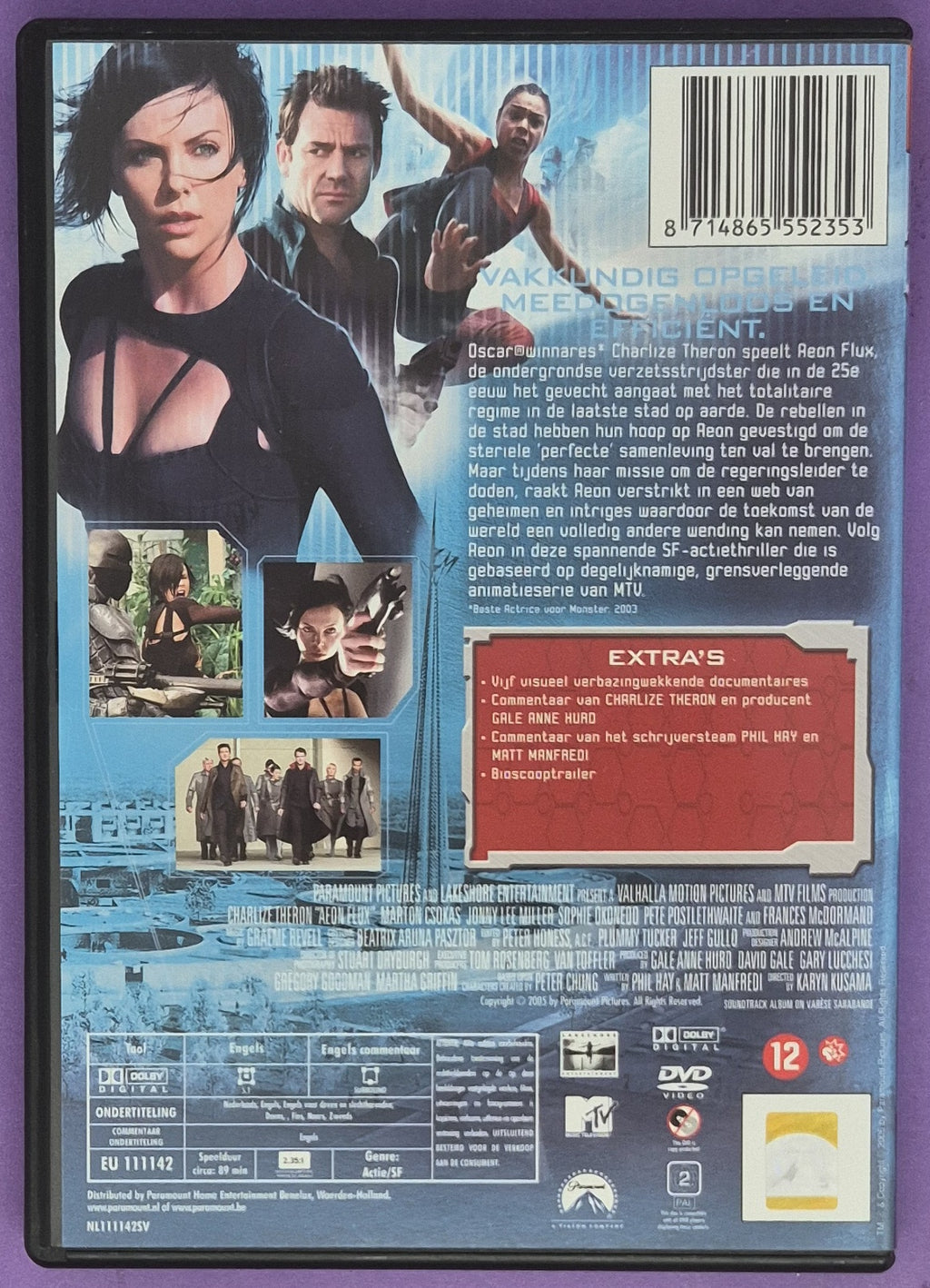 Aeon Flux DVD